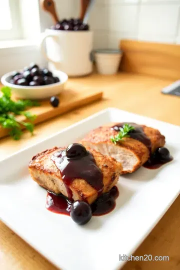 Crispy Skinned Duck Breast with Cherry Port Sauce steps
