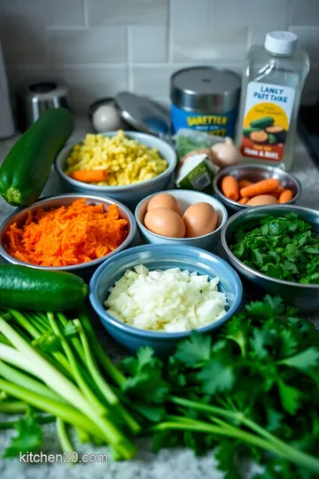 Crispy Vegetable Fritters: Corn Oil vs Canola Oil Showdown ingredients