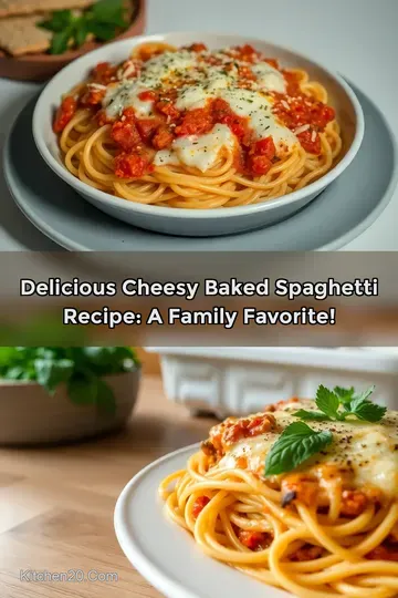 Delicious Cheesy Baked Spaghetti Recipe: A Family Favorite!