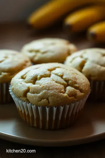 Delicious Easy Banana Muffins presentation