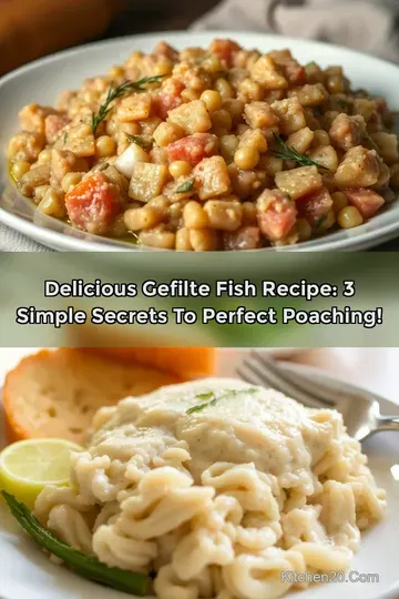 Delicious Gefilte Fish Recipe: 3 Simple Secrets to Perfect Poaching!