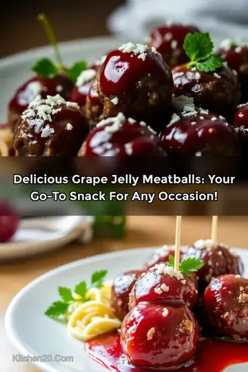 Delicious Grape Jelly Meatballs: Your Go-To Snack for Any Occasion!