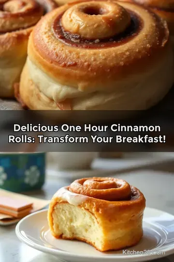 Delicious One Hour Cinnamon Rolls: Transform Your Breakfast!