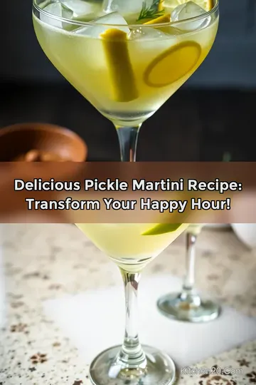 Delicious Pickle Martini Recipe: Transform Your Happy Hour!