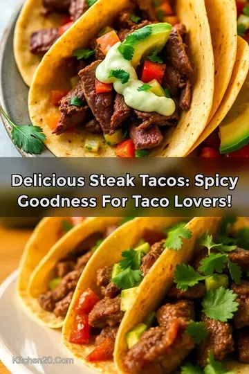 Delicious Steak Tacos: Spicy Goodness for Taco Lovers!