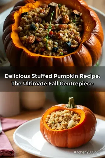 Delicious Stuffed Pumpkin Recipe: The Ultimate Fall Centrepiece