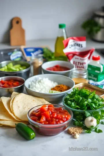 Deliciously Crunchy Chilaquiles: A Mexican Breakfast Delight ingredients