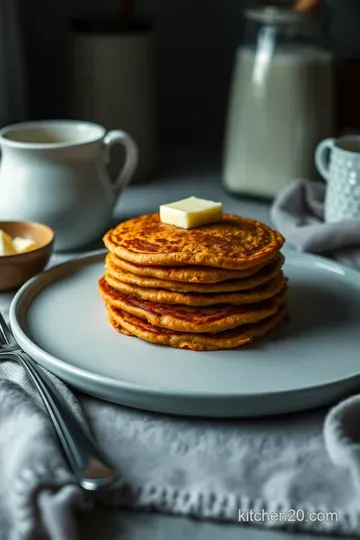 Delightful Sweet Potato Pancakes presentation