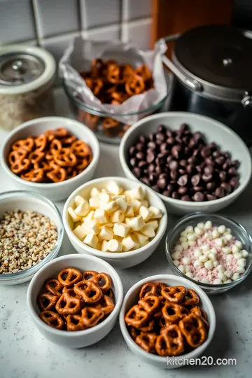 Delightfully Sweet and Salty Chocolate Covered Pretzels ingredients