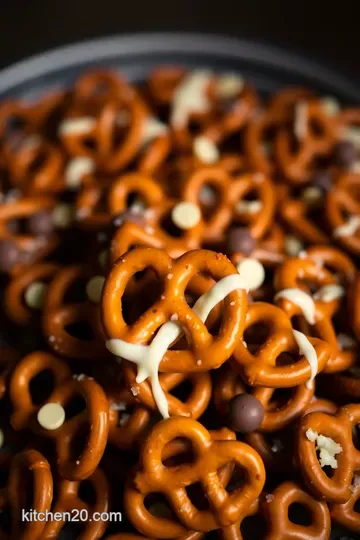 Delightfully Sweet and Salty Chocolate Covered Pretzels presentation