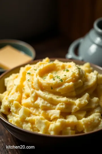 Easy Cheesy Mashed Potatoes presentation