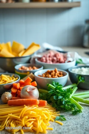 Easy Chicken Mince Bolognese ingredients