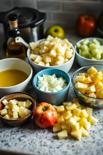 Easy Parsnip and Apple Soup ingredients