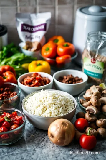 Easy Peasy Stuffed Peppers Recipe ingredients