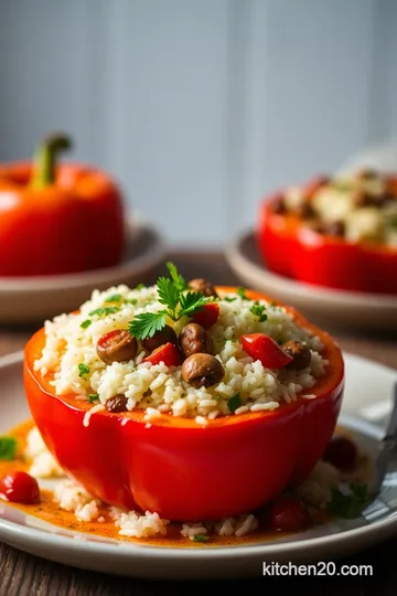 Easy Peasy Stuffed Peppers Recipe presentation