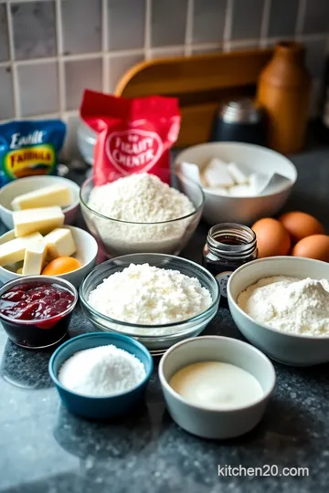 Easy Peasy Victoria Sandwich Cake ingredients