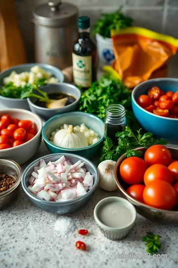 Easy Tomato Pasta Recipe ingredients