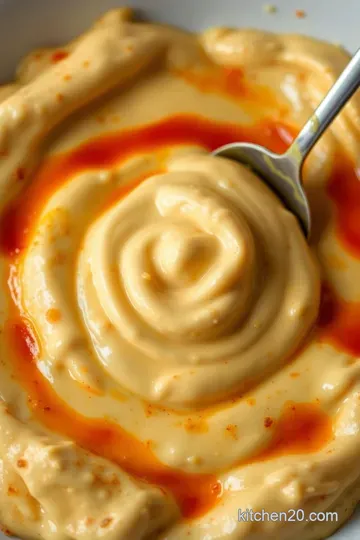Fiery Fusion: Homemade Spicy Mayo presentation