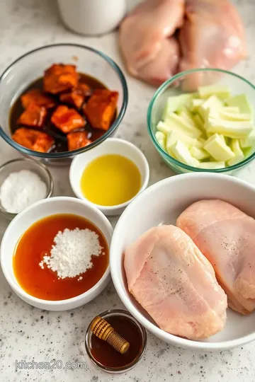 Grilled Chicken with Honey Bourbon Sauce ingredients