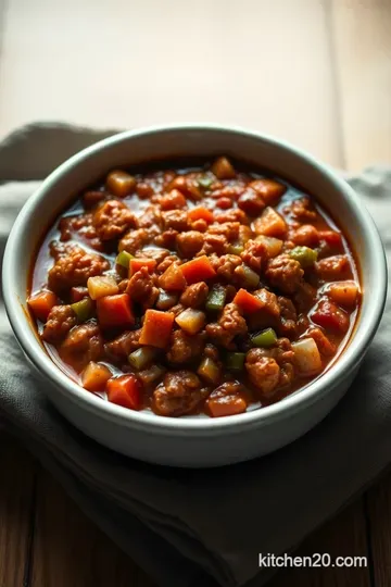 Heartfelt Chili No Beans: A Hearty Statement Without the Filler presentation