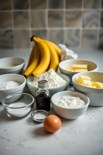 Heavenly Banana Bread: A Comforting Slice of Joy ingredients