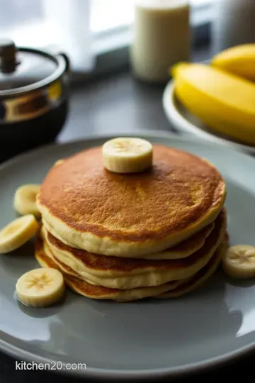 Heavenly Banana Pancakes: Fluffy and Delicious presentation