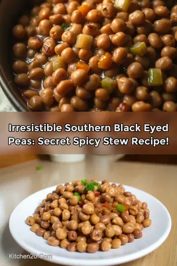 Irresistible Southern Black Eyed Peas: Secret Spicy Stew Recipe!