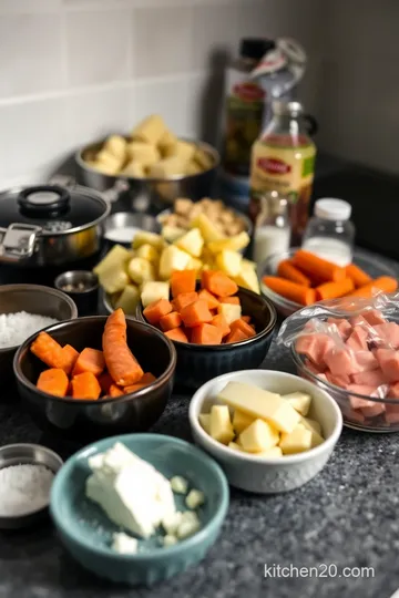 Leftover Roast Lamb Shepherd s Pie ingredients