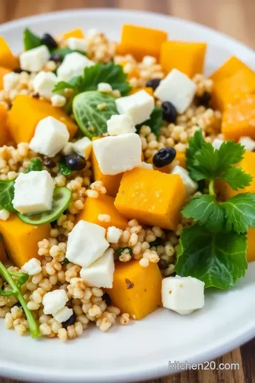 Maman Maylin Squash Salad presentation