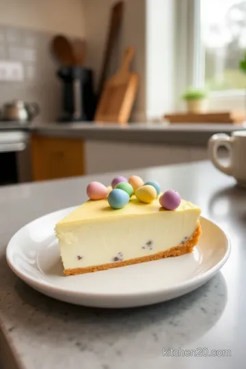 Mini Egg No-Bake Cheesecake steps