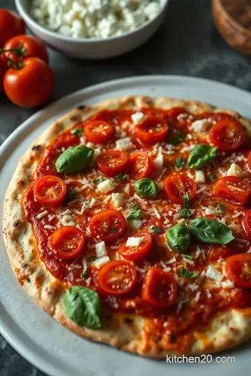 Naan Flatbread Pizza: A Quick & Easy Delight presentation