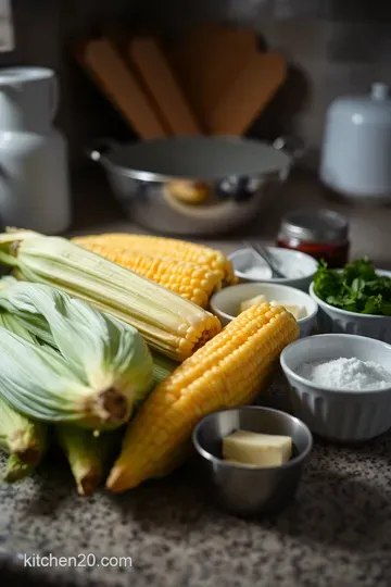 Oven-Roasted Corn on the Cob: Sweet Savory and Simple ingredients