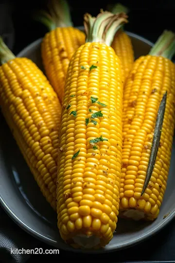 Oven-Roasted Corn on the Cob: Sweet Savory and Simple presentation