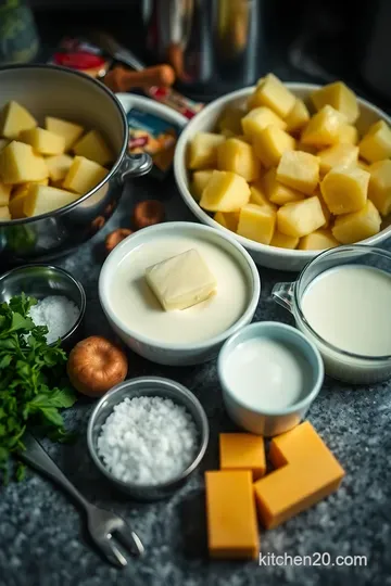 Perfectly Creamy Irish Potatoes: A Taste of Tradition ingredients