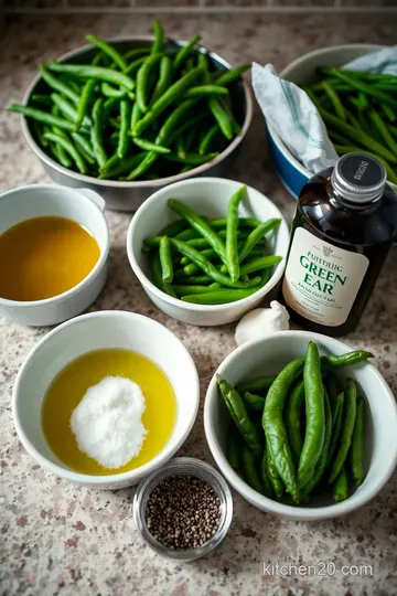 Perfectly Crispy Roasting Green Beans in Oven ingredients