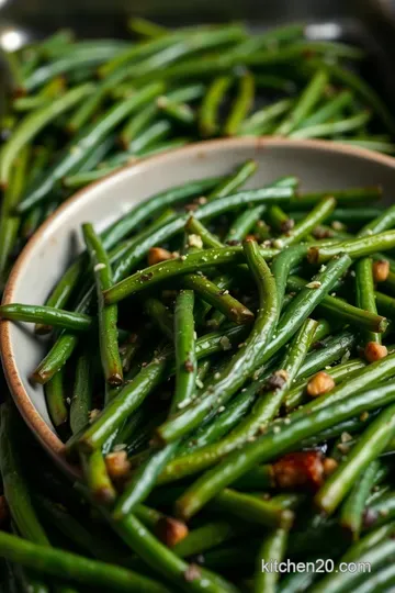 Perfectly Crispy Roasting Green Beans in Oven presentation