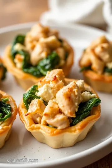 Miniature Savory Puff Pastry Bites presentation