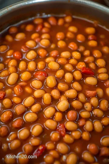 Rustic Cowboy Beans: A Hearty Western Comfort Dish presentation
