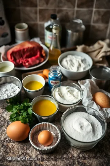 Simple Roast Beef and Mini Yorkshire Puddings ingredients