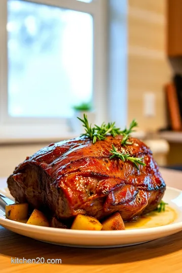 Simple Roast Lamb with Garlic and Rosemary steps