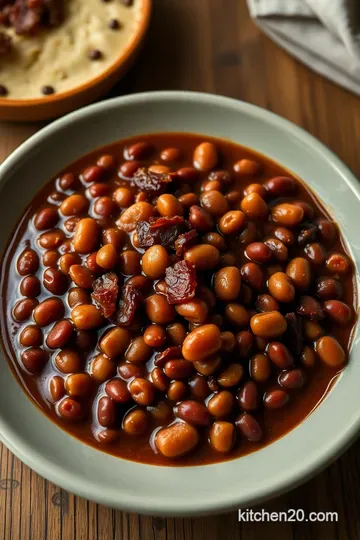 Smoky Cowboy Beans: A Hearty Flavor-Packed Delight presentation