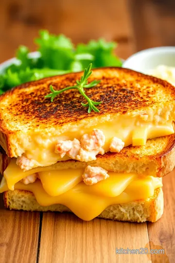 Southern Maryland Grilled Cheese Sandwich: The Ultimate Creamy Delight! presentation