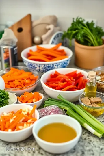 Spicy Carrot Salad Delight ingredients