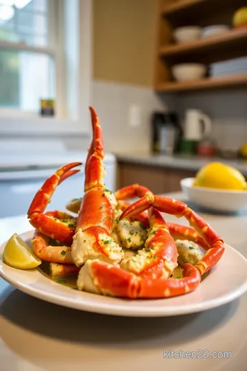 Steamed Dungeness Crab Legs with Garlic Herb Butter steps