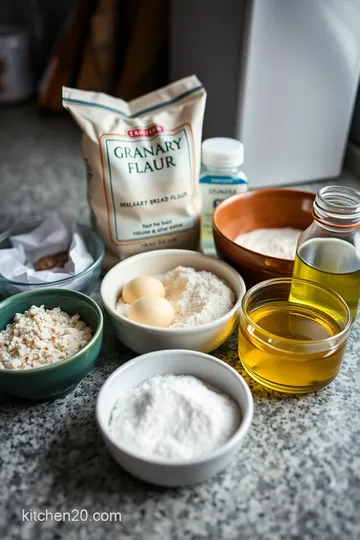 Super Simple Granary Bread Recipe ingredients