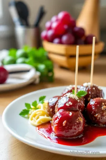 Sweet & Savory Grape Jelly Meatballs steps