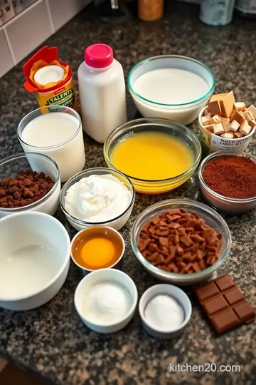 Talenti-Style Chocolate Ice Cream ingredients