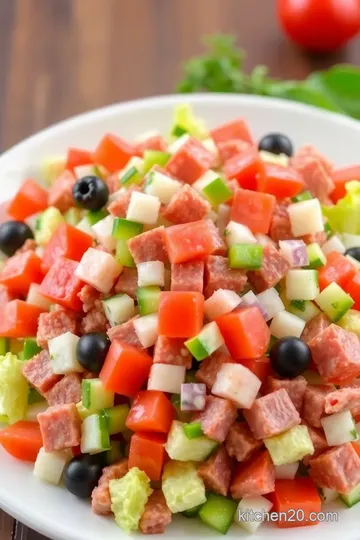 Ultimate McAlister s Italian Chopped Salad presentation