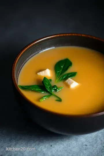 Umami Delight: Authentic Miso Soup presentation