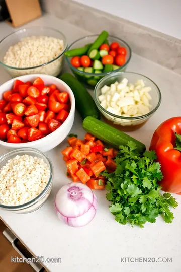 Baller Stem Quinoa Salad ingredients